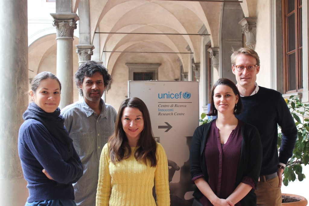 Ashu Handa with UNICEF researchers