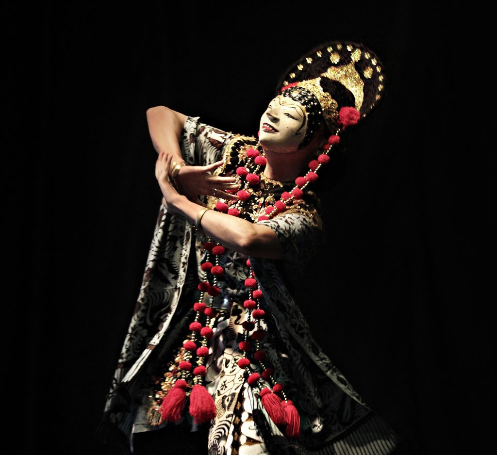 Indonesian mask dancer Nani