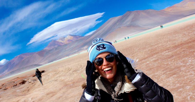 Cassidy Greshko in the Atacama Desert in Chile.