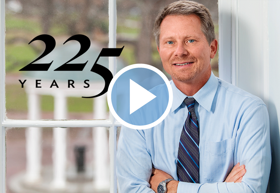 Kevin Guskiewicz slide for 225 Years video