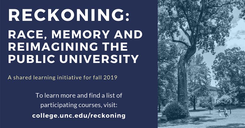 Reckoning: race, memory and reimagining the public university