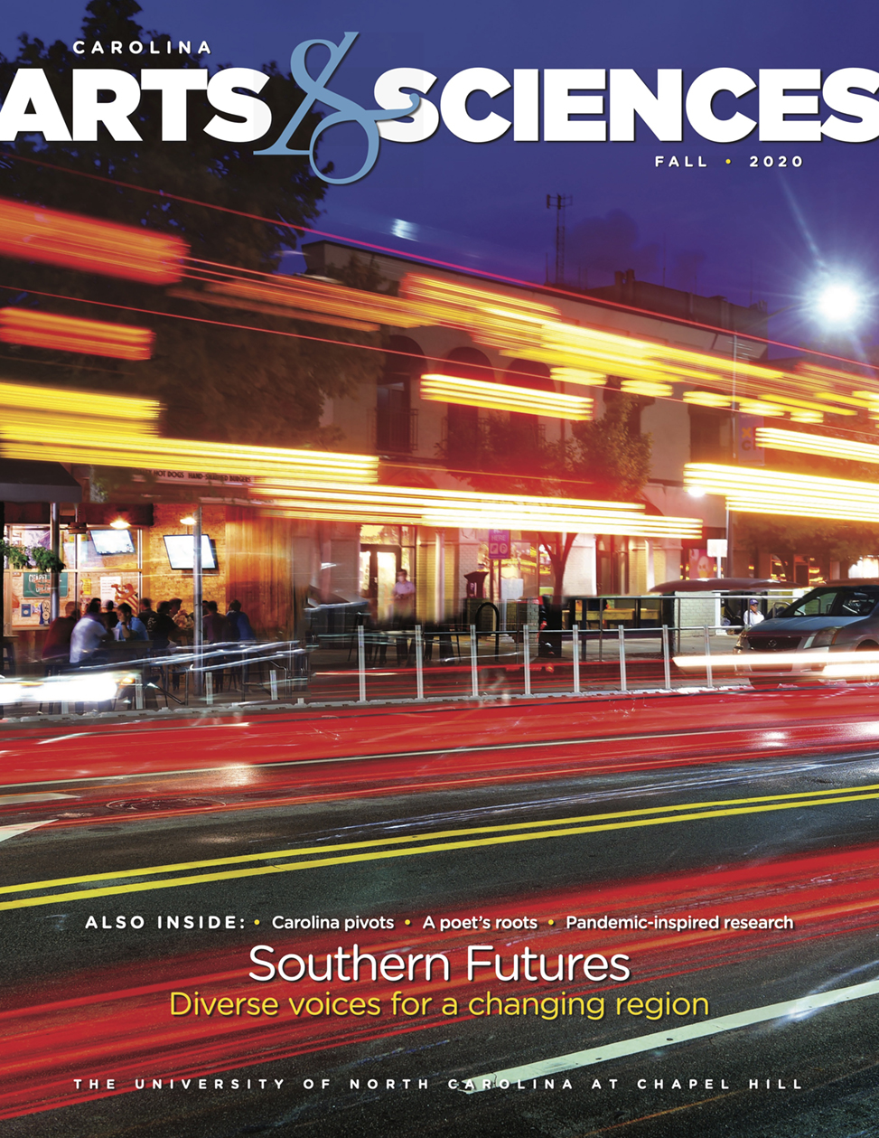 Carolina Arts & Sciences magazine fall 2020 cover