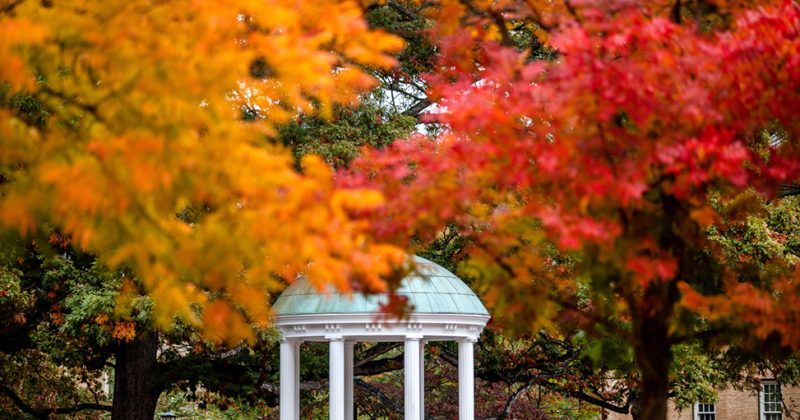 Campus scenes from November 2, 2018, on the campus of the University of North Carolina at Chapel Hill.