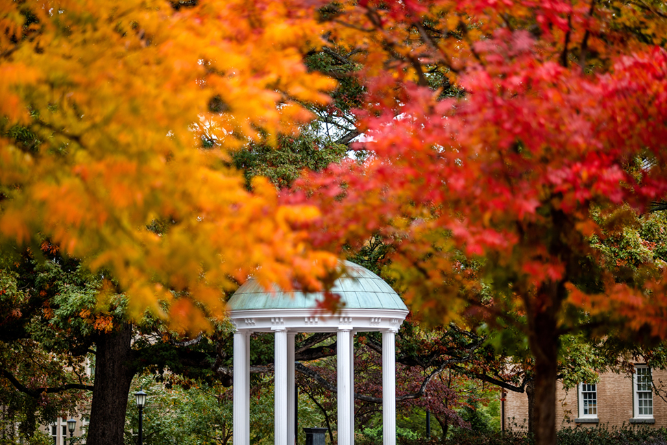 Campus scenes from November 2, 2018, on the campus of the University of North Carolina at Chapel Hill.