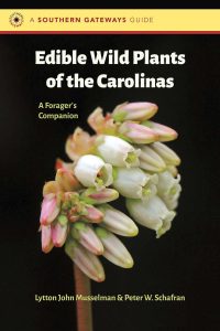 Book cover for "Edible Plants" features an edible plant on the cover.