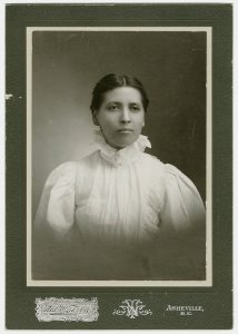 black and white photo of Sallie Walker Stockard