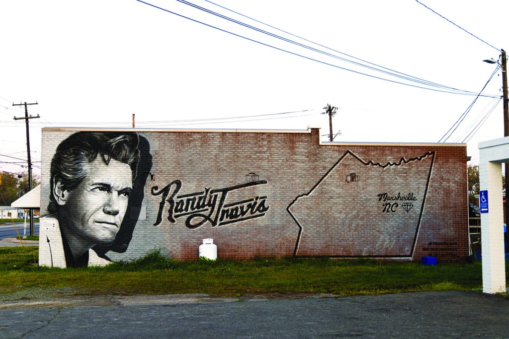 Mural of Randy Travis